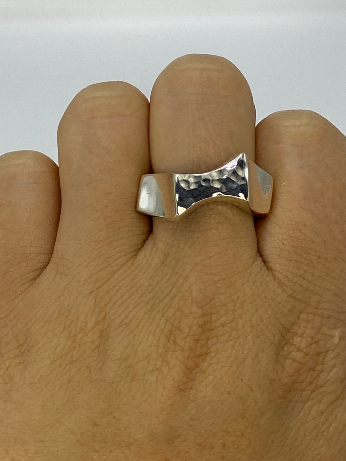 Anillo de Plata Repujado Texturizado — Taxco 925 — foto 6