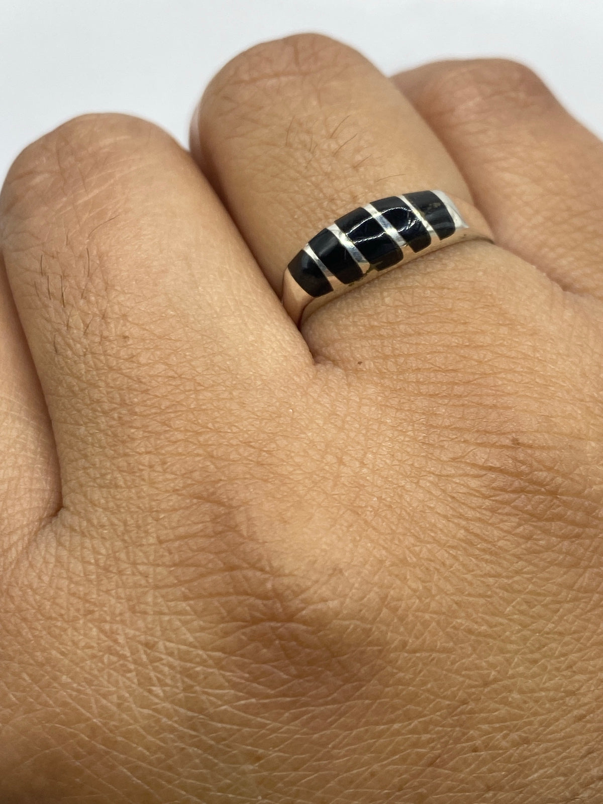 Anillo de Plata con Ónix Negro — Taxco 925 — foto 6