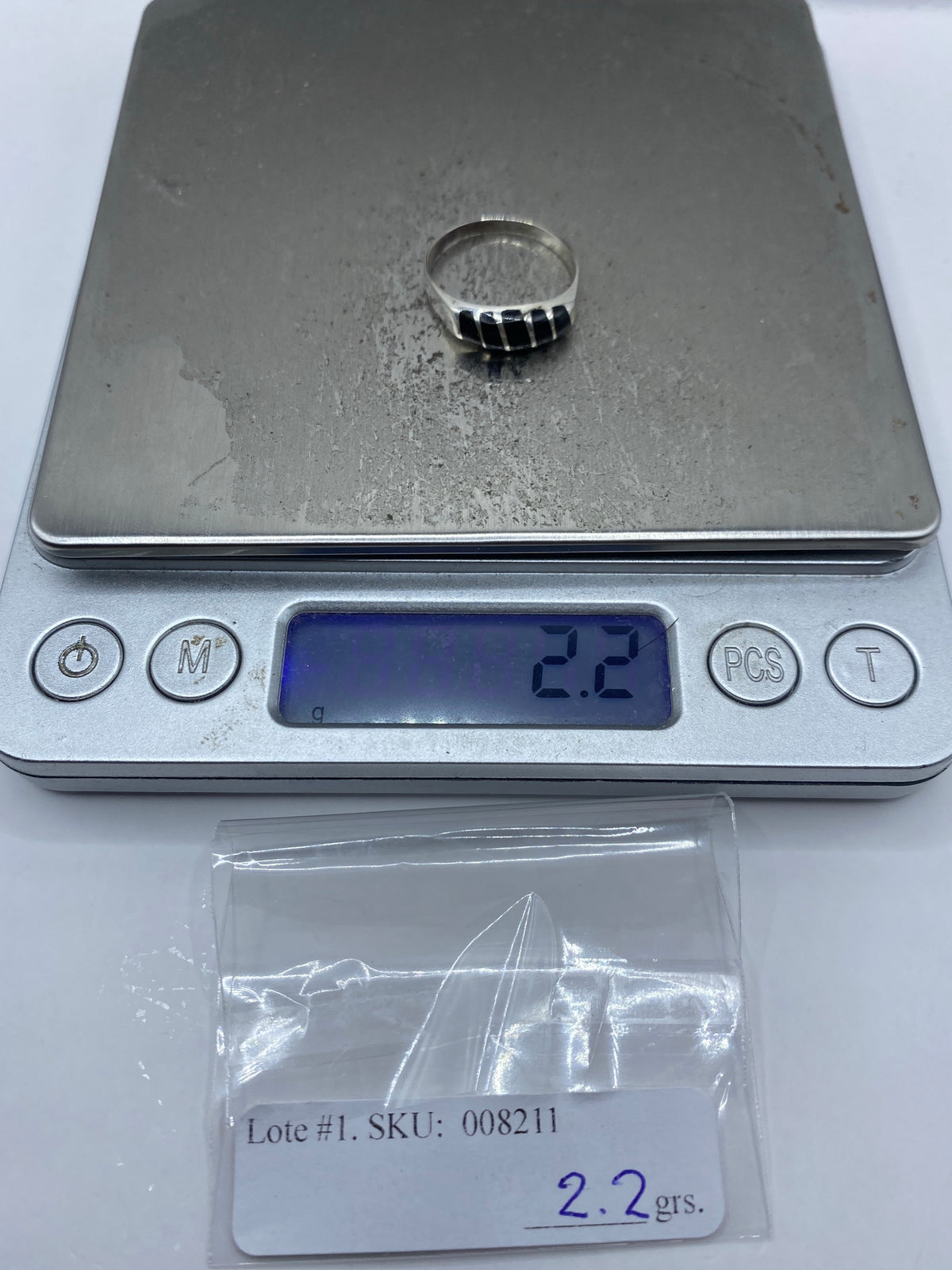 Anillo de Plata con Ónix Negro — Taxco 925 — foto 7