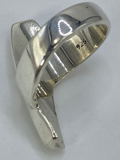 Anillo de Plata Repujado Geométrico — Taxco 925 — foto 5