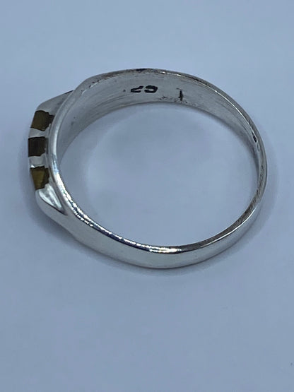 Anillo de Plata con Ojo de Tigre Café — Taxco 925 — foto 5