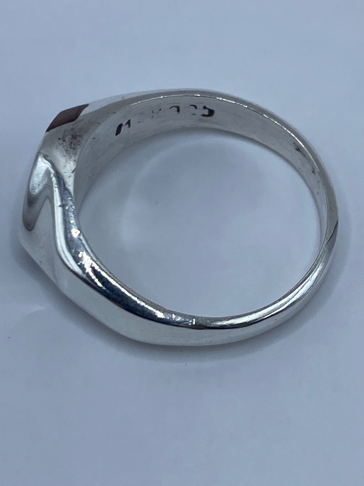 Anillo de Plata 925 con Piedra Incrustada — Taxco Unisex — foto 5