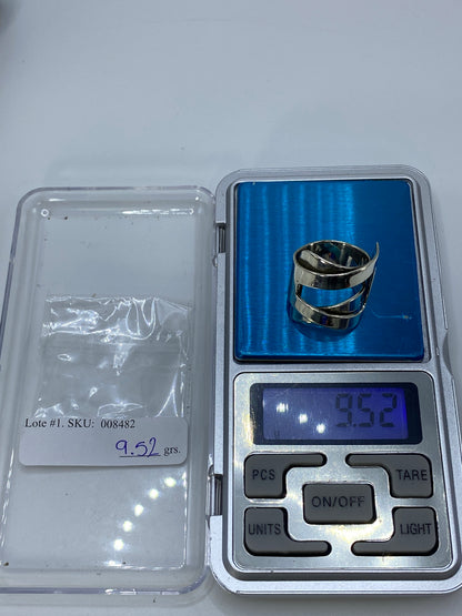 Anillo de Plata Cartoneado Geométrico — Taxco 925 — foto 7