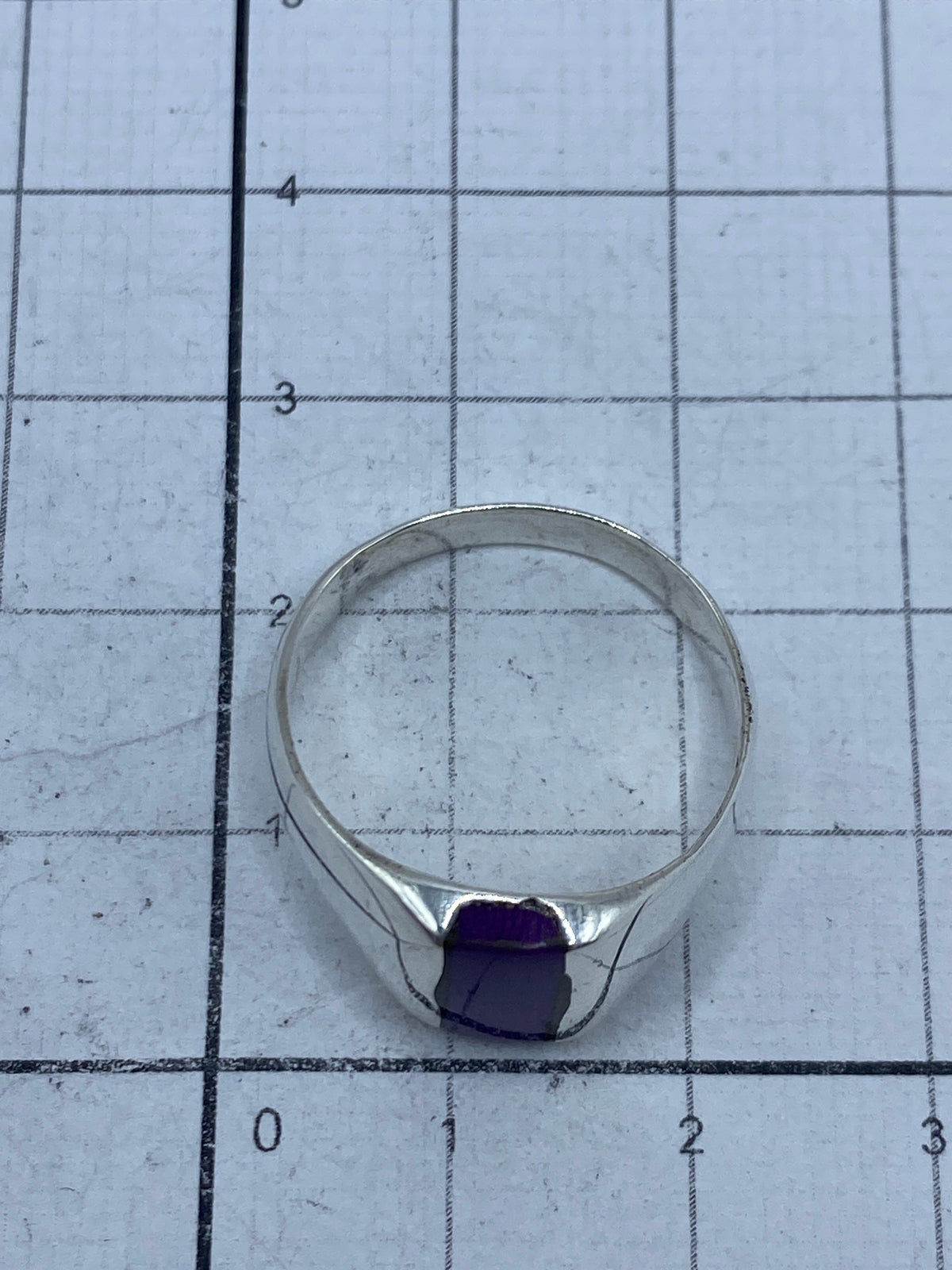 Marca del Quinto 925 y sello de autenticidad en el interior del anillo