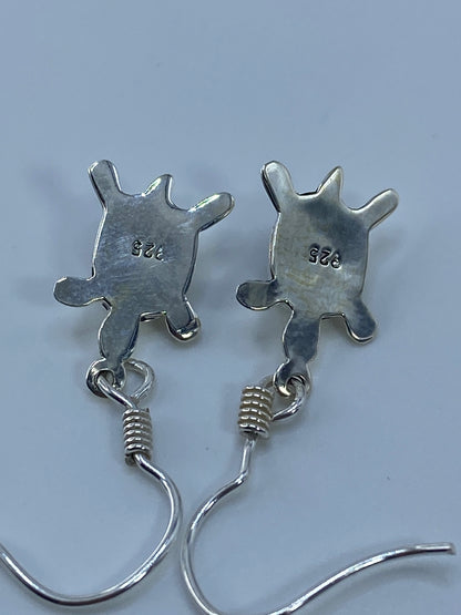 Aretes de Plata con Ópalo de Fuego Verde — Taxco 925 — foto 5