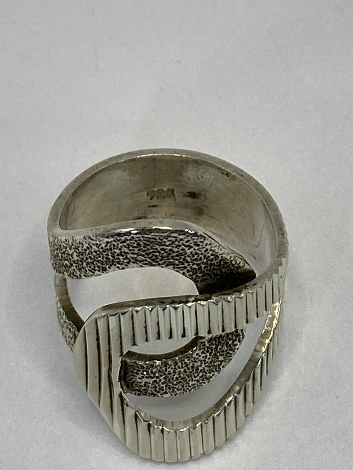 Anillo de Plata Cartoneado Escultural — Taxco 925 — foto 5