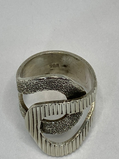 Anillo de Plata Cartoneado Escultural — Taxco 925 — foto 5