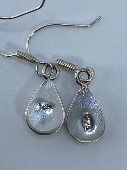 Aretes de Plata Ópalo de Fuego Verde — Taxco 925 — foto 5