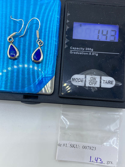 Aretes de Plata Ópalo de Fuego Verde — Taxco 925 — foto 6