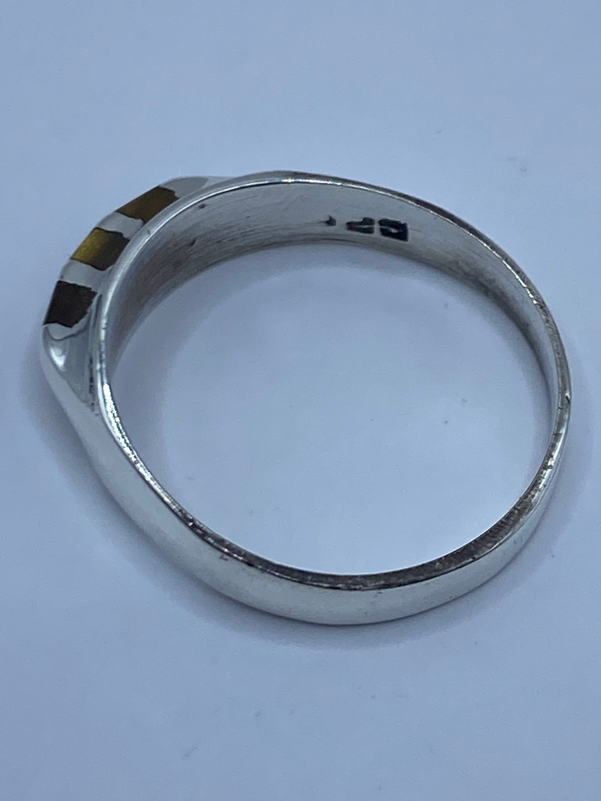 Anillo de Plata Ojo de Gato Café — Taxco 925 — foto 5