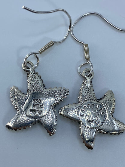 Aretes Estrella de Mar Ópalo de Fuego — Plata 950 Taxco — foto 5