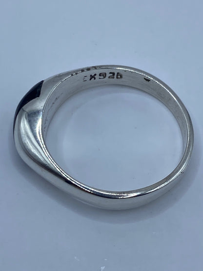 Anillo de Plata 925 con Ónix Negra — Solitario Taxco — foto 5