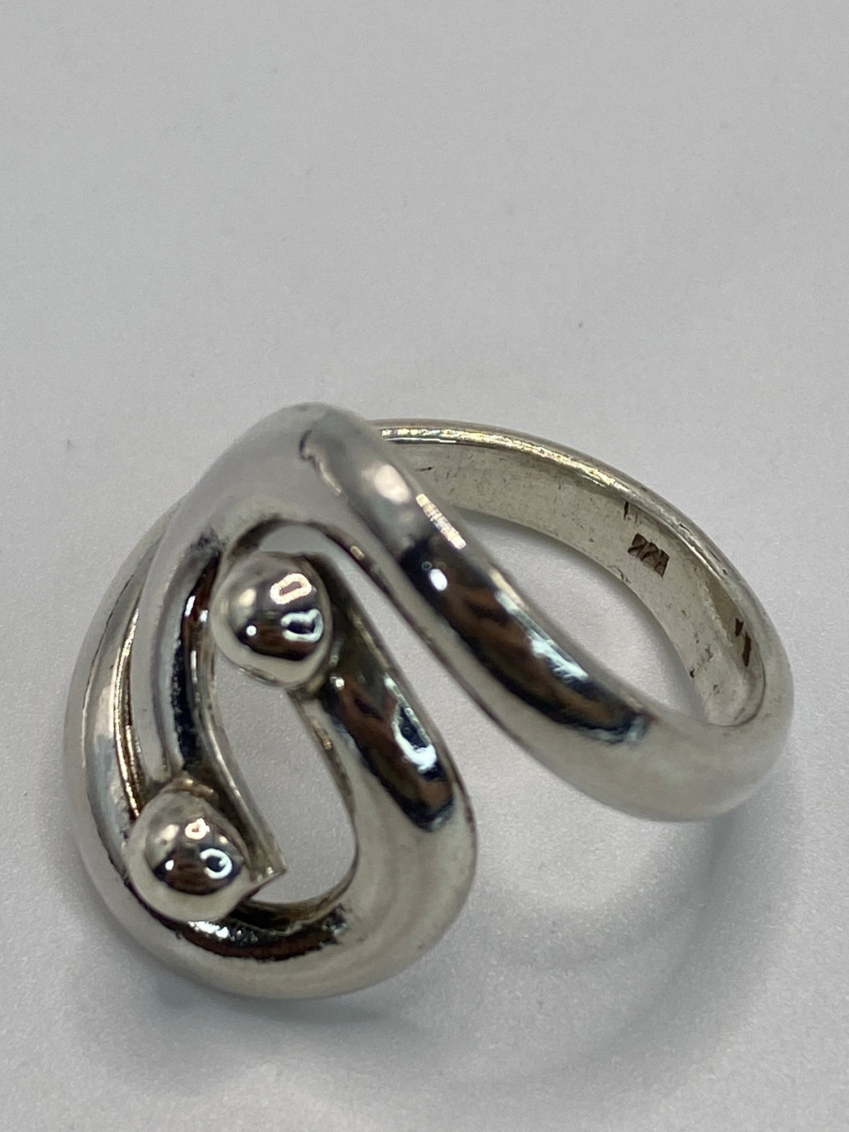 Anillo de Plata Cartoneado Escultural — Taxco 925 — foto 5