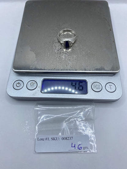 Anillo de Plata con Lapislázuli Azul — Taxco 925 — foto 7