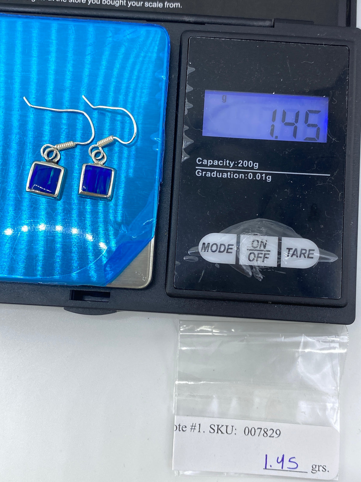 Aretes de Plata con Ópalo de Fuego Verde Olivo — Taxco 925 — foto 6