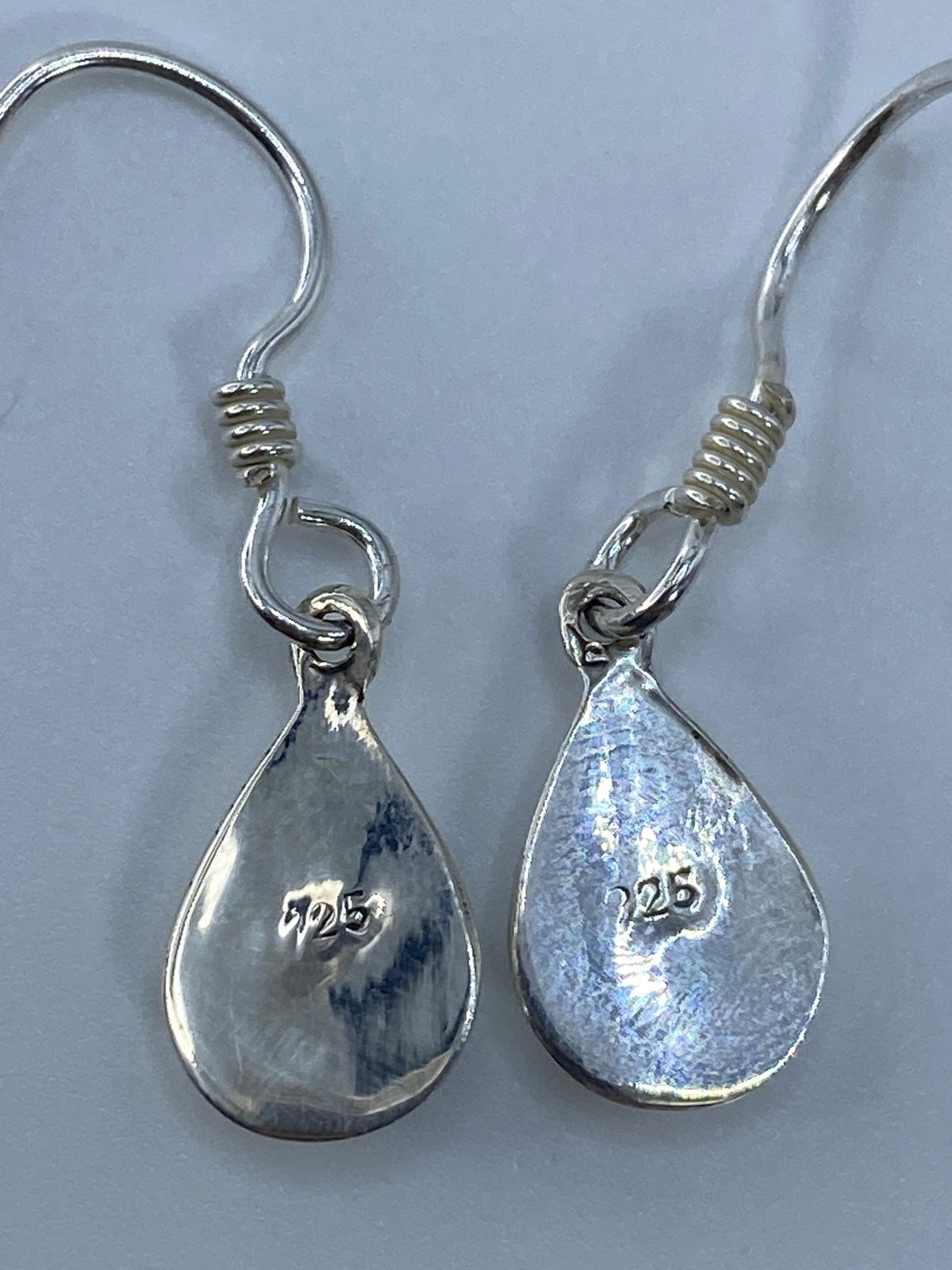 Aretes de Plata con Ópalo de Fuego Verde Olivo — Taxco 925 — foto 5