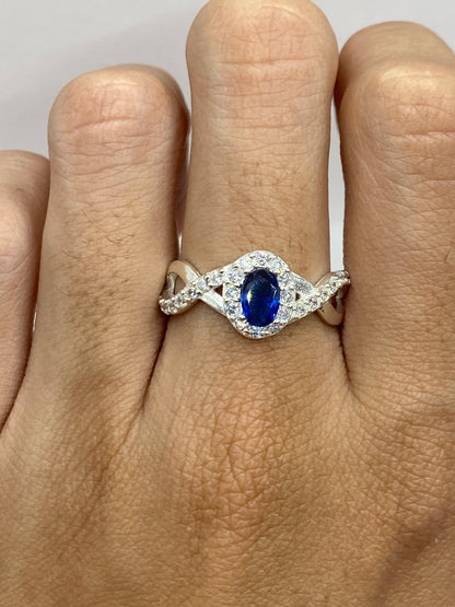 Anillo de Plata Circonia Azul y Micro-Circonia — Taxco 925 — foto 6