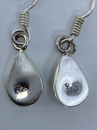 Aretes de Plata con Ópalo de Fuego Verde — Taxco 925 — foto 5