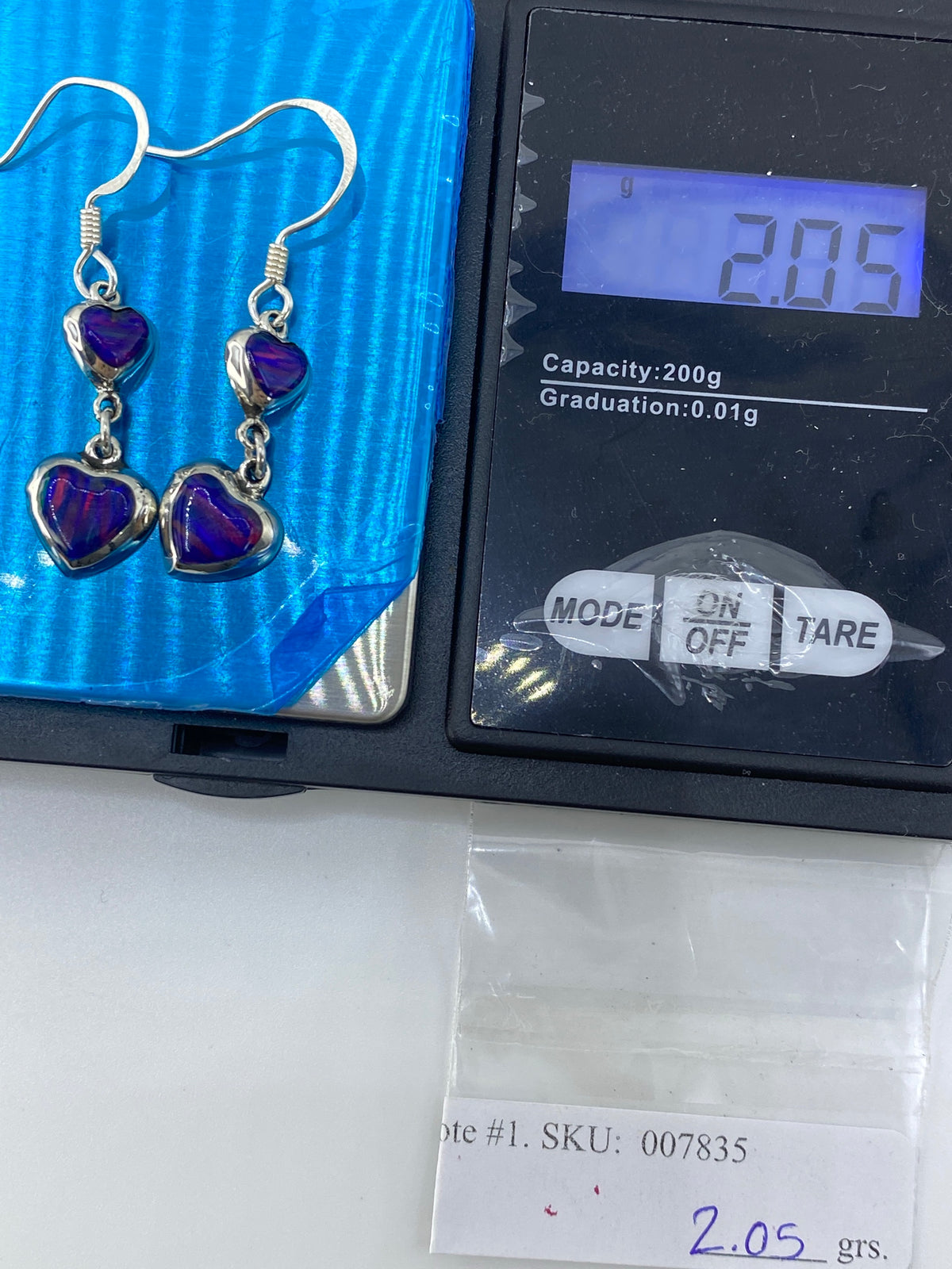Aretes de Plata Ópalo de Fuego — Taxco 925 — foto 6