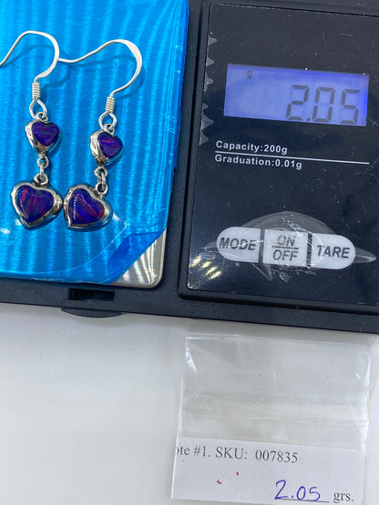 Aretes de Plata Ópalo de Fuego — Taxco 925 — foto 6
