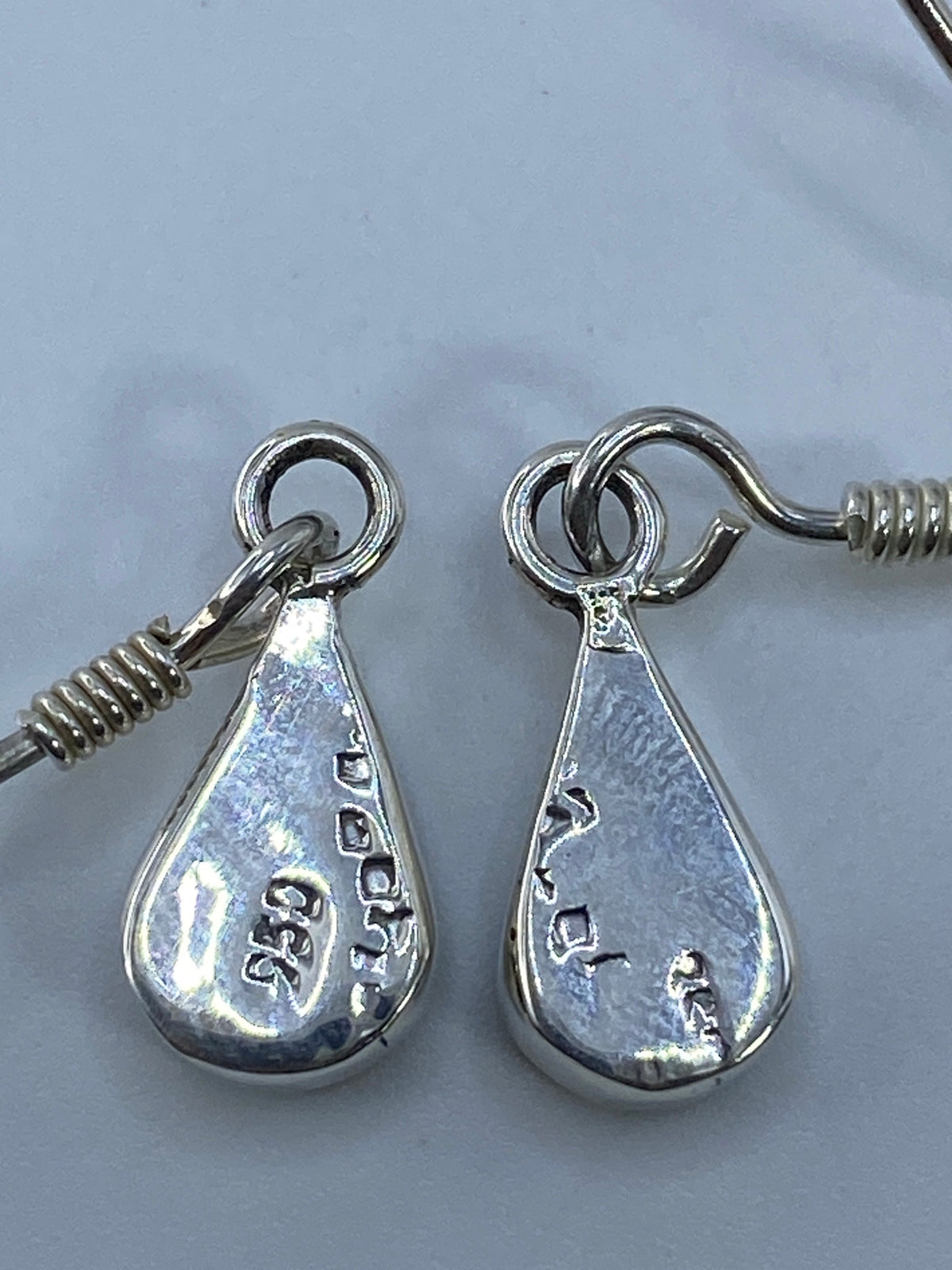 Aretes de Plata Ópalo de Fuego Multicolor — Taxco 950 — foto 5