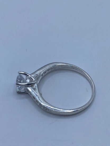 Anillo de Plata Solitario con Circonia Blanca — Taxco 925 — foto 5