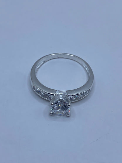 Anillo Solitario Plata 925 con Circonia Blanca — Taxco — foto 5