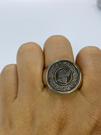 Anillo Calendario Azteca de Plata 925 — Taxco — foto 6