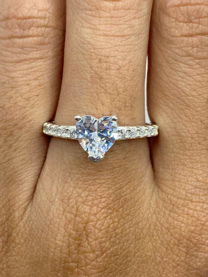 Anillo de Plata Circonia Blanca Solitario — Taxco 925 — foto 6