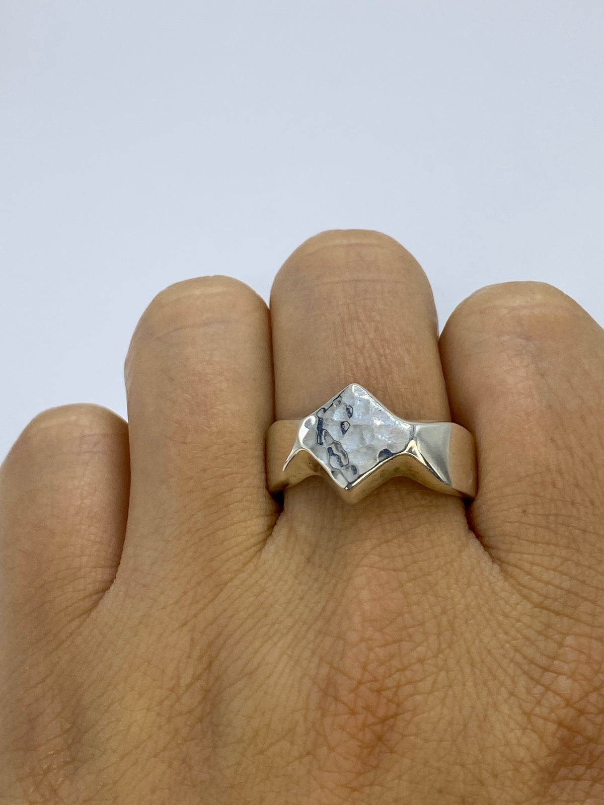 Anillo de Plata Repujado Liso — Taxco 925 — foto 6