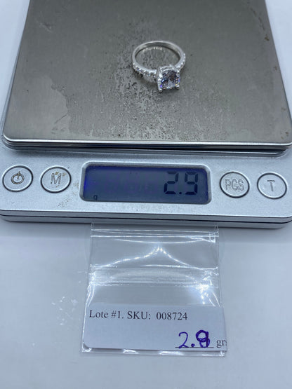 Anillo Solitario de Plata con Circonia Blanca — Taxco 925 — foto 7