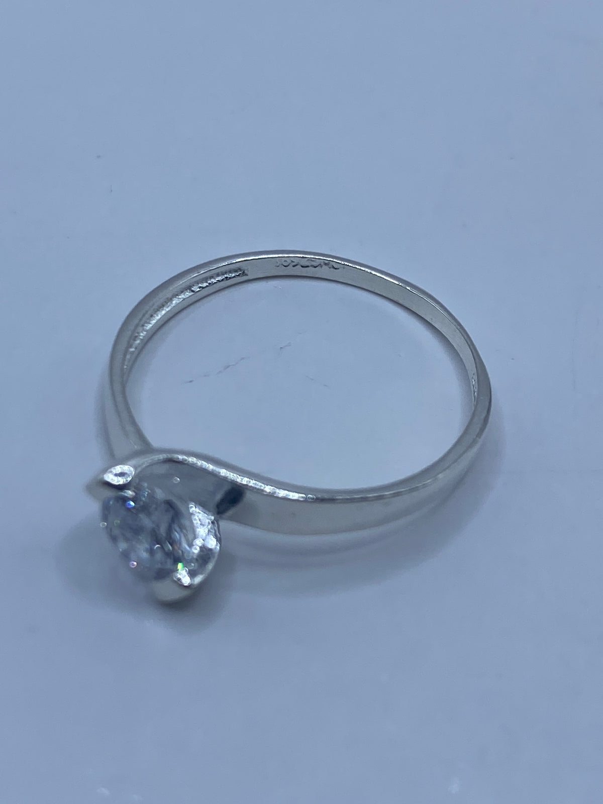 Anillo de Plata con Circonia Blanca — Taxco 925 — foto 5