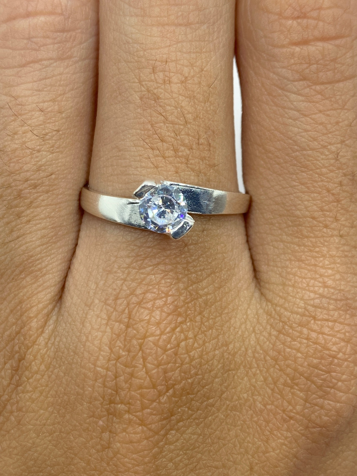 Anillo de Plata con Circonia Blanca — Taxco 925 — foto 6