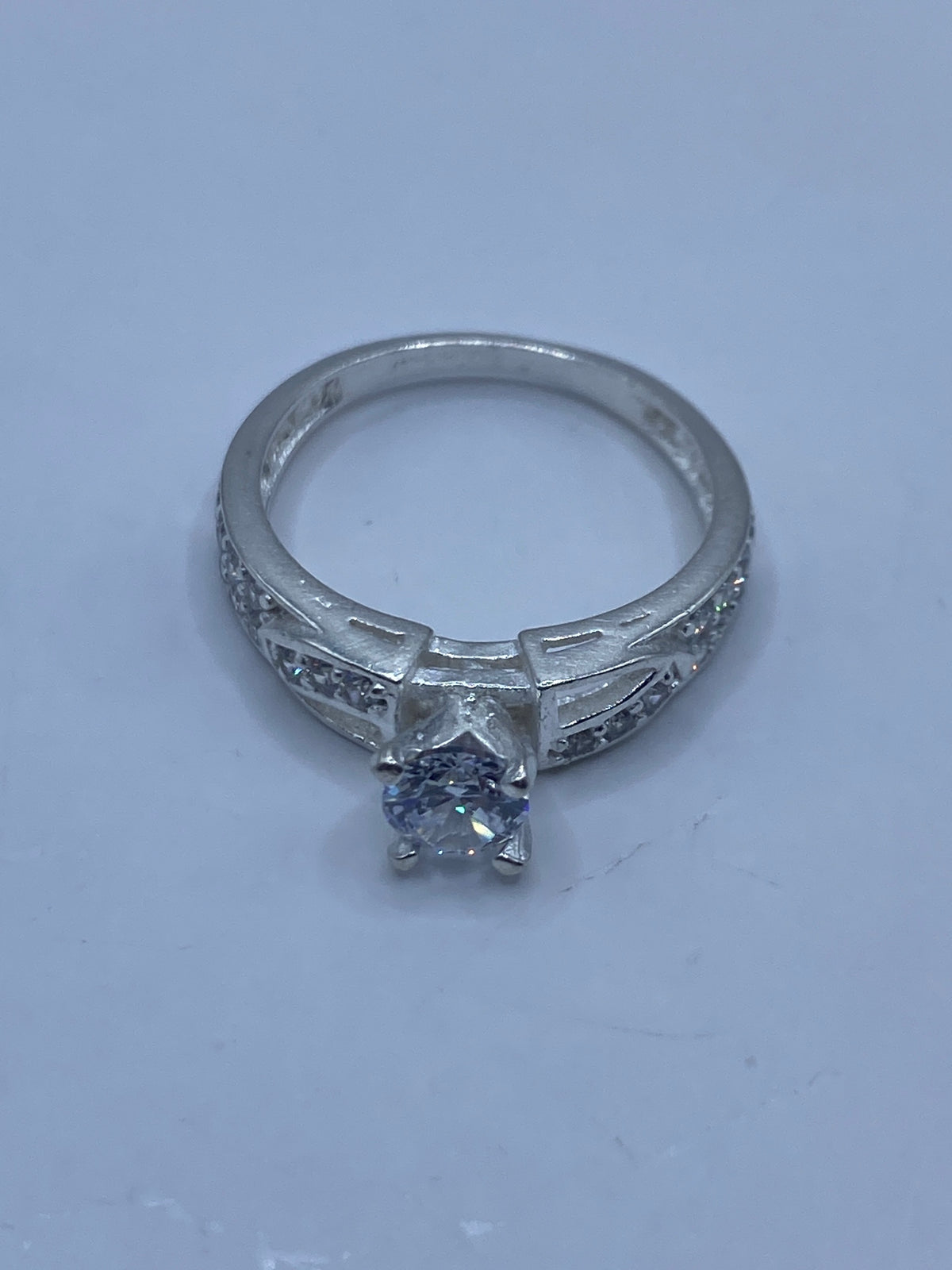 Anillo de Plata Solitario con Circonia — Taxco 925 — foto 5