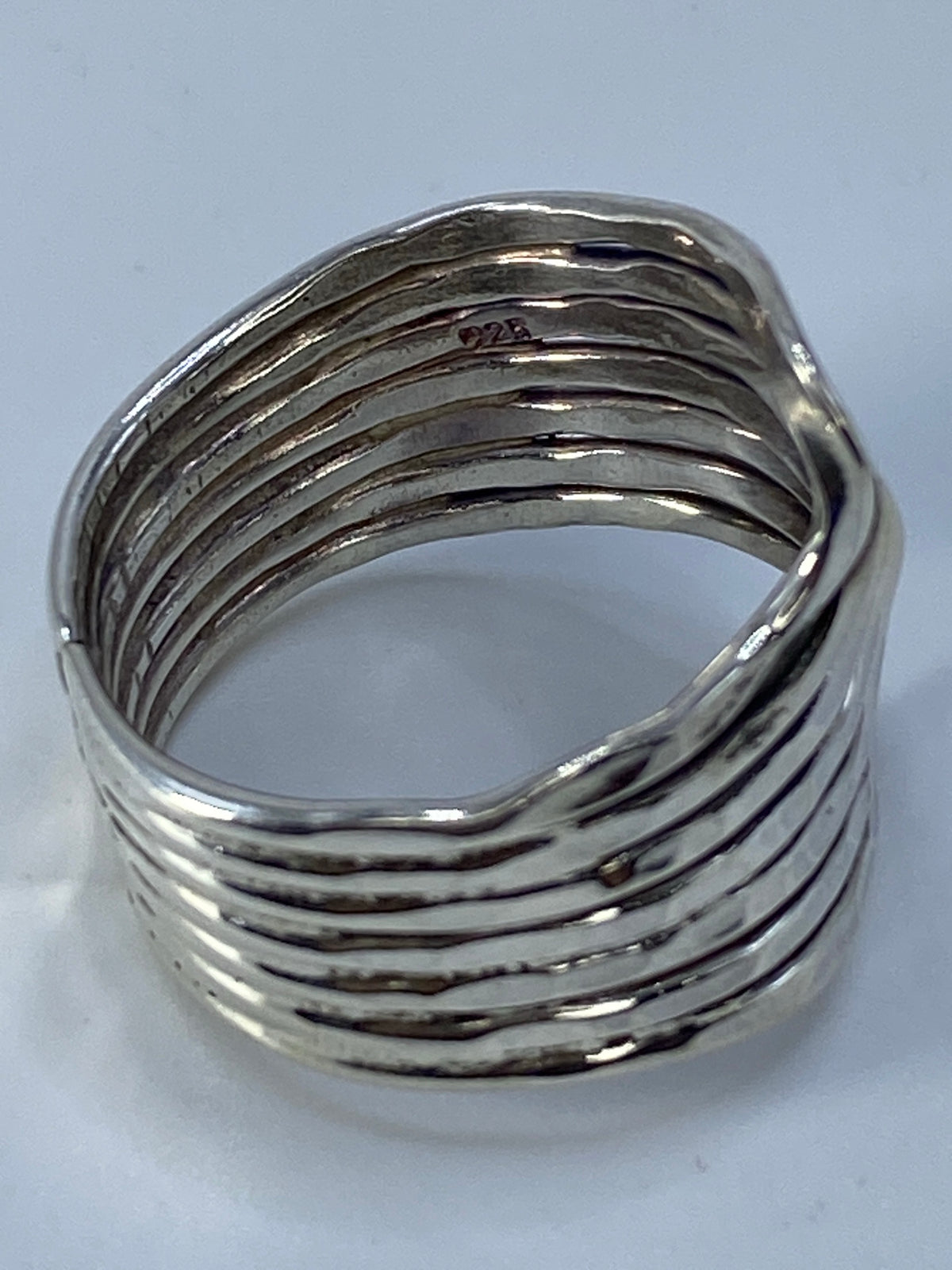 Anillo de Plata Cartoneado en Capas — Taxco 925 — foto 5