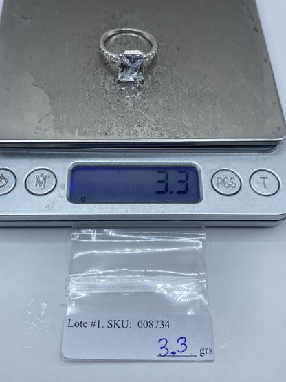Anillo de Plata Solitario con Circonia Blanca — Taxco 925 — foto 7