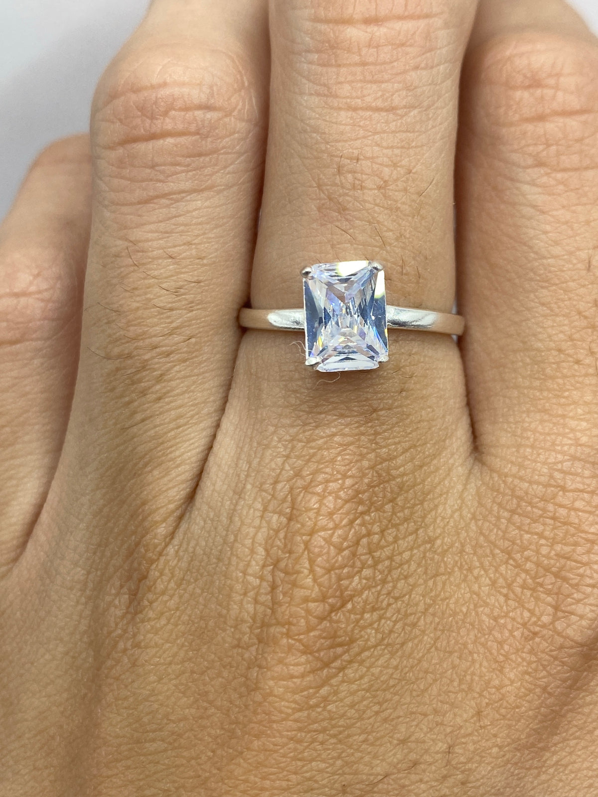Anillo de Plata 925 con Circonia Blanca — Taxco — foto 6