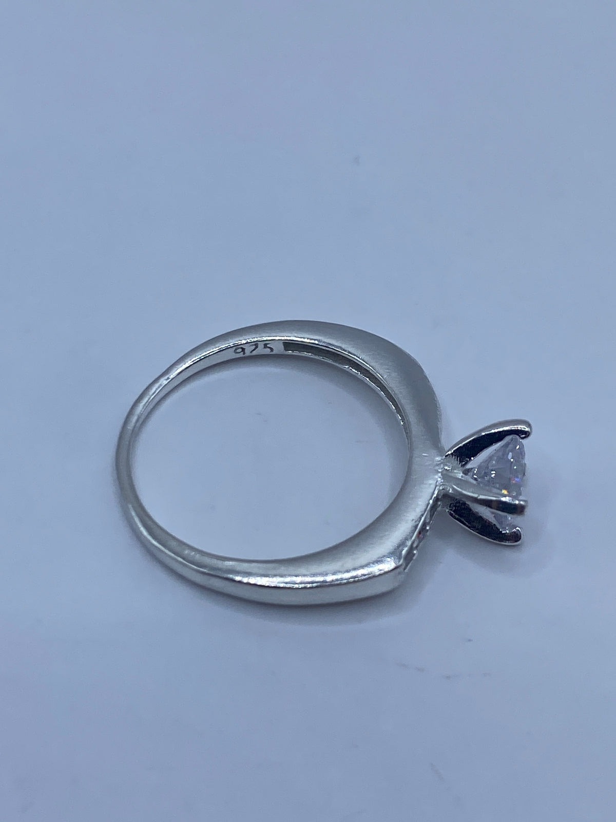 Anillo Solitario de Plata 925 con Circonia — Taxco — foto 5