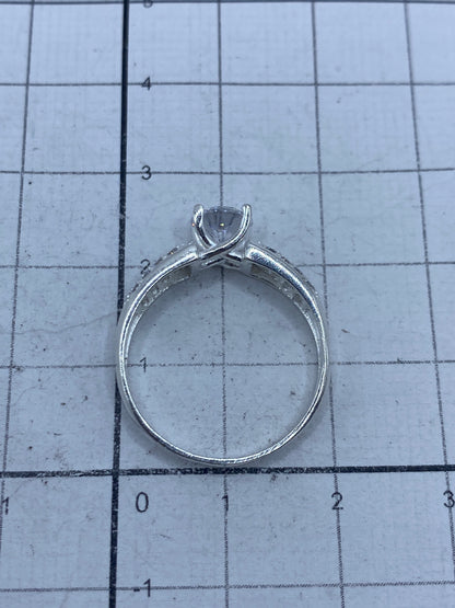 Anillo Solitario Circonia Blanca — Plata 925 — foto 5