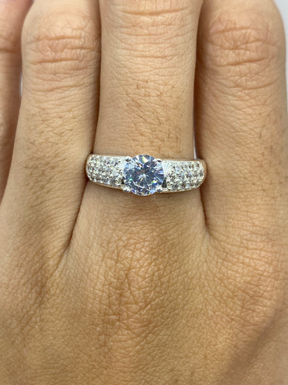 Anillo Solitario Circonia Blanca — Plata 925 — foto 6