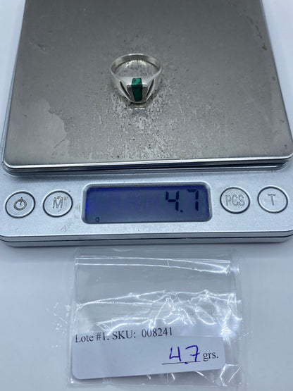 Anillo de Plata con Malaquita Verde — Taxco 925 — foto 7