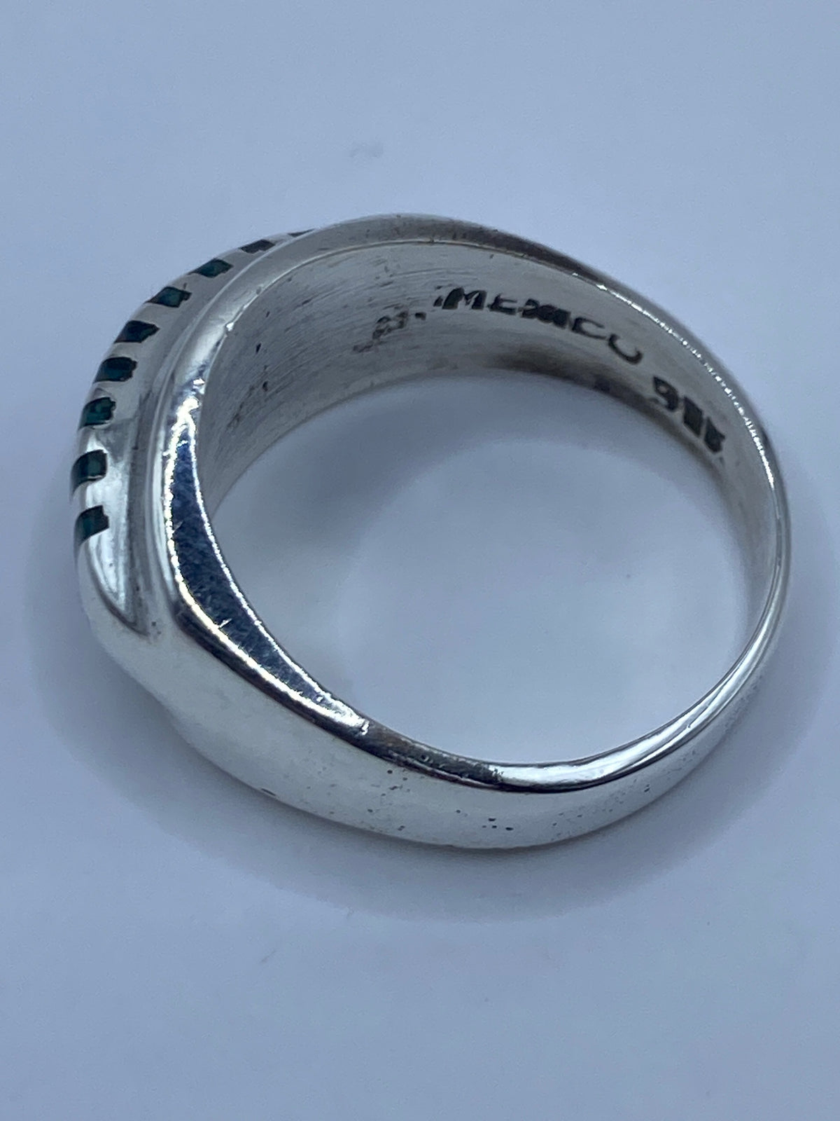 Anillo de Plata con Malaquita Verde — Taxco 925 — foto 5