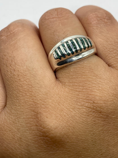 Anillo de Plata con Malaquita Verde — Taxco 925 — foto 6