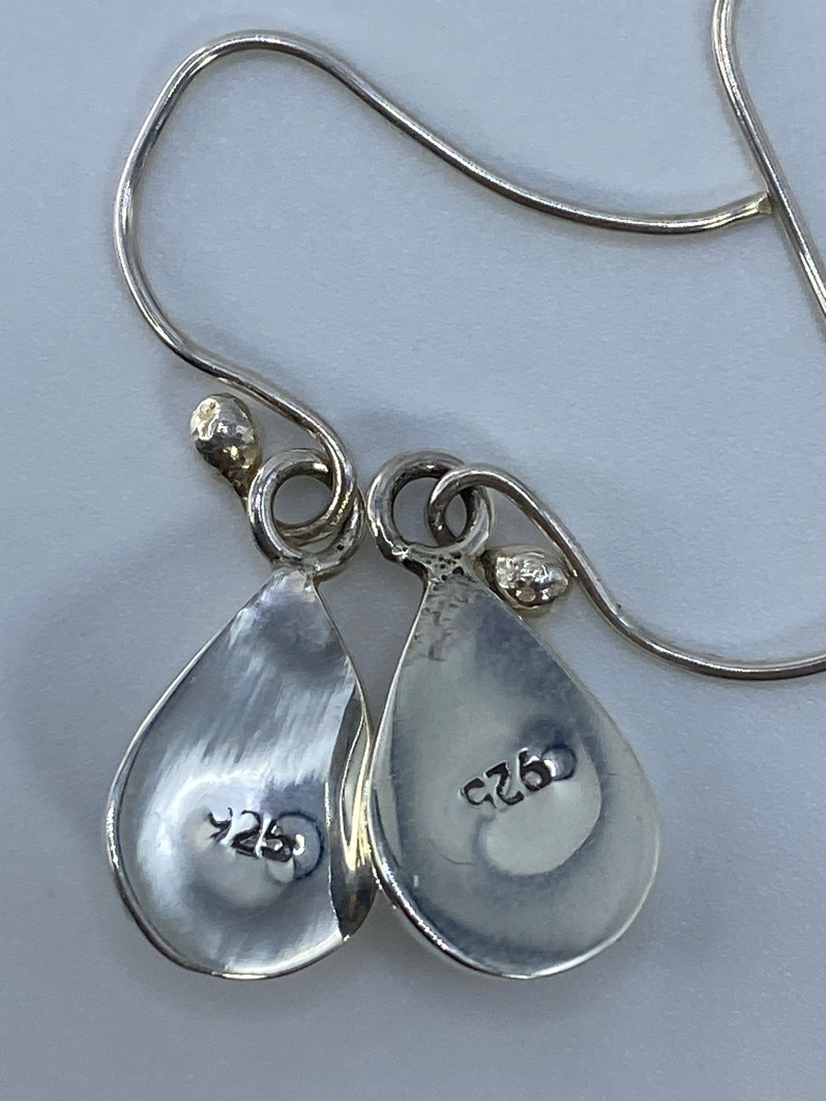 Aretes Plata Ópalo de Fuego Verde — Taxco 925 — foto 5