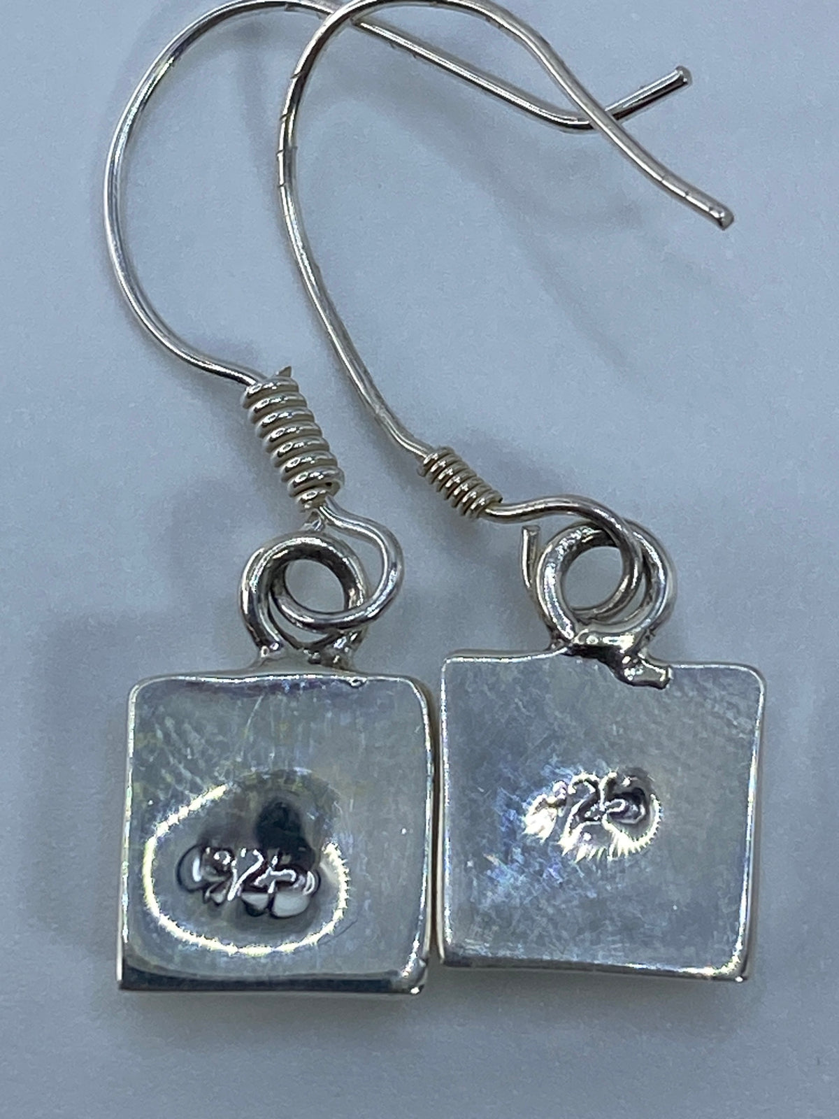 Aretes de Plata con Ópalo de Fuego — Taxco 925 — foto 5