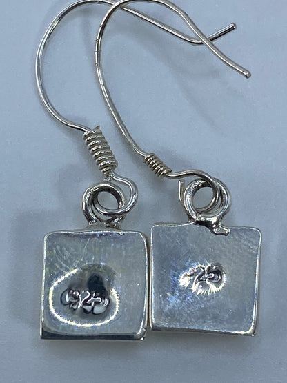 Aretes de Plata con Ópalo de Fuego — Taxco 925 — foto 5