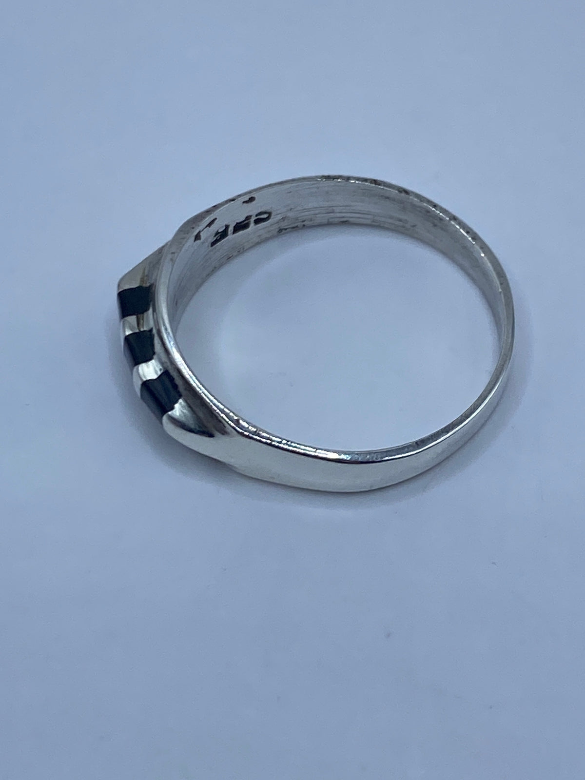 Anillo de Plata 925 con Ónix Negro — Taxco Minimalista — foto 5