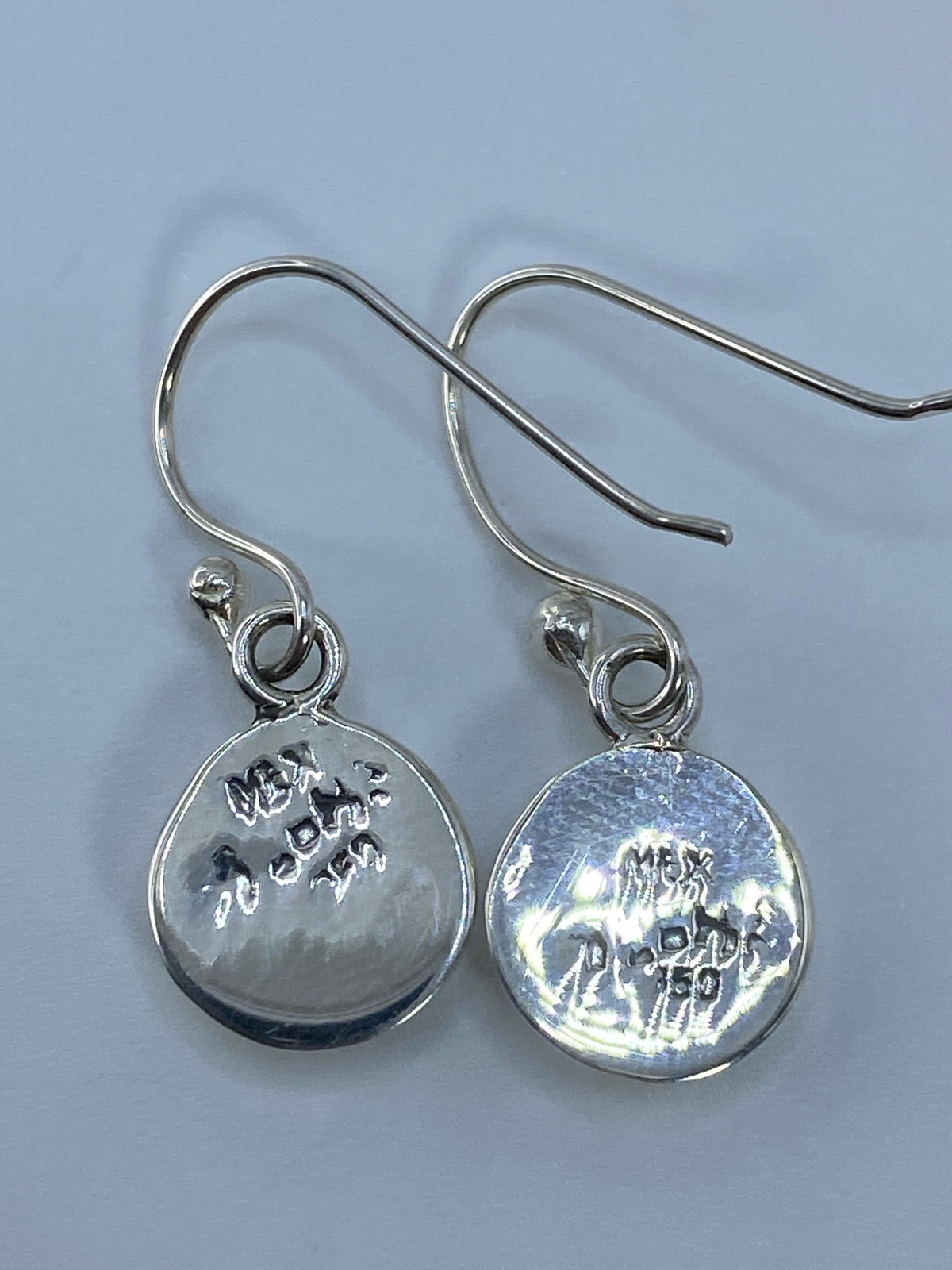 Aretes de Plata Ópalo de Fuego Rojo — Taxco 950 — foto 5