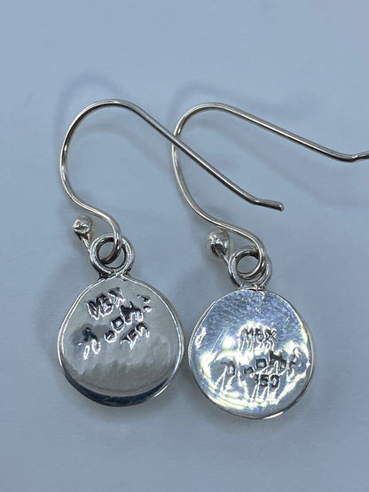 Aretes de Plata Ópalo de Fuego Rojo — Taxco 950 — foto 5