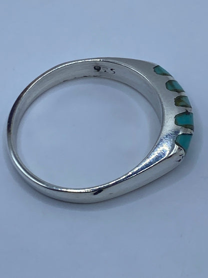 Anillo de Plata 925 con Turquesa Azul Cielo — Taxco — foto 5